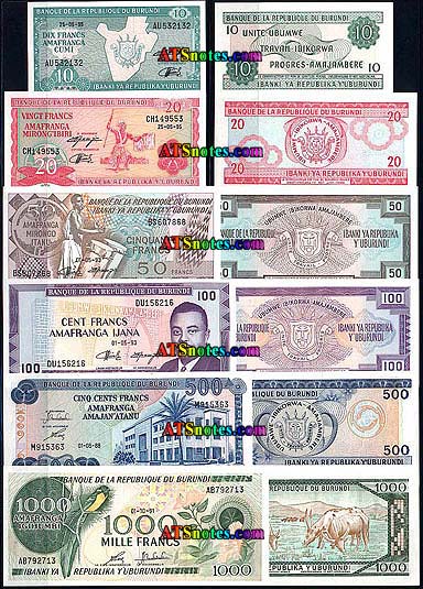 Burundi 1000 Francs 1-5-2009 Pick 46.a UNC Uncirculated Banknote 