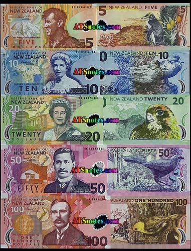 New Zealand paper money