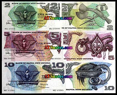Papua New Guinea banknotes Papua paper money catalog and Papuan currency