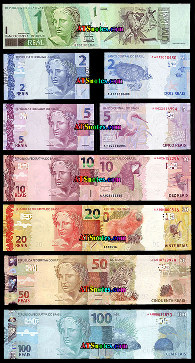 Brazil 20 Mil Reis Currency Note Pick #127 Paper Money Vinte Mil Reis