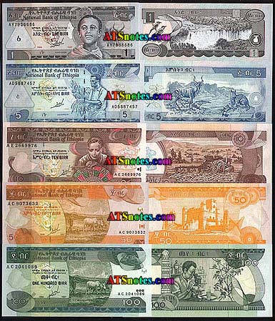 Ethiopia banknotes Ethiopia money catalog and Ethiopian currency