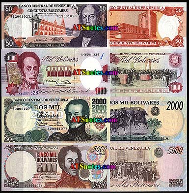 thumbnail image 2 of Venezuela Paper Money Lot – 1 Million+ Bolivares (11+ Banknotes) – Circulated Currency Set 2 of 4