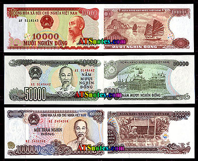 Vietnam banknotes - Vietnam paper money catalog and Vietnamese currency ...